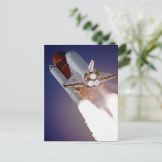 Carte Postale Navette spatiale Atlantis (Debout devant)