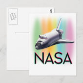 Carte Postale Navette spatiale de la NASA (Devant / Derrière)
