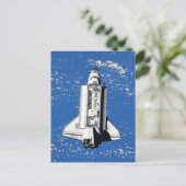 Carte Postale Navette spatiale Discovery de la NASA en orbite te (Debout devant)