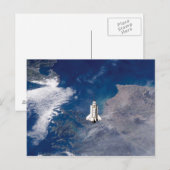 Carte Postale Navette spatiale Endeavour STS-113 en orbite terre (Devant / Derrière)