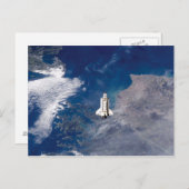 Carte Postale Navette spatiale NASA Endeavor STS-113 Earth Orbit (Devant / Derrière)
