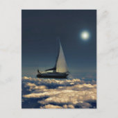 Carte Postale Navigation à travers les nuages Dreamy Collage (Devant)