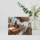 Carte Postale Navigation attentive (Debout devant)