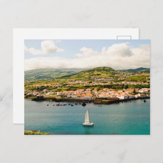 Carte Postale Navigation aux Açores (Devant / Derrière)