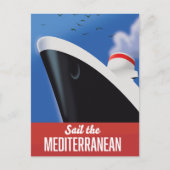 Carte Postale Naviguer en Méditerranée (Devant)
