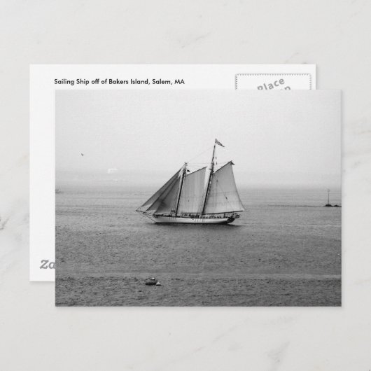 Carte Postale Navire (Devant / Derrière)