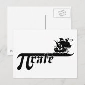Carte Postale Navire à tarif Pi (Devant / Derrière)