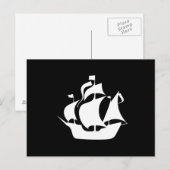 Carte Postale Navire à voiles (Devant / Derrière)