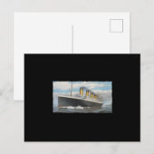 Carte Postale Navire à voiles - Navigation cool (Devant / Derrière)