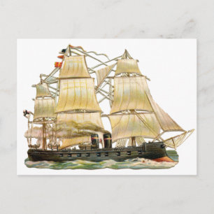 Carte Postale Navire antique