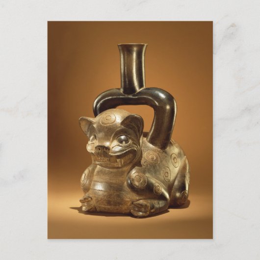 Carte Postale Navire avec puma, Chavin Culture, c.90 av. J.-C. (Devant)