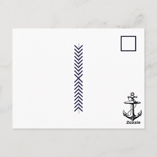 Carte Postale Navire dans une bouteille dans l'océan | Salut (Dos)