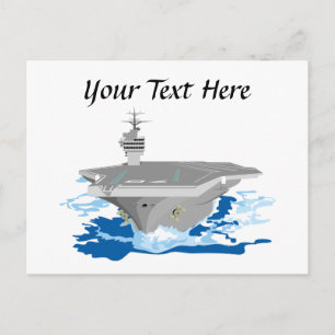 Carte Postale Navire de combat Super Carrier Navy