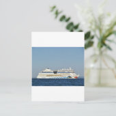 Carte Postale Navire de croisière coloré (Debout devant)