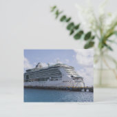 Carte Postale Navire de croisière tropicale (Debout devant)