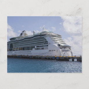 Carte Postale Navire de croisière tropicale