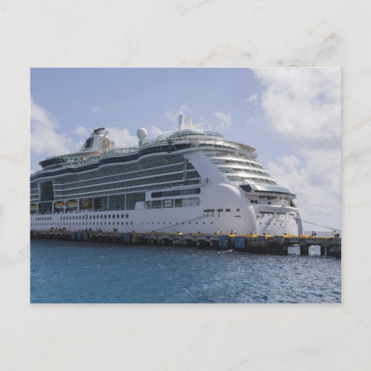 Carte Postale Navire de croisière tropicale (Devant)