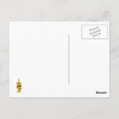 Carte Postale navire d'or (Dos)