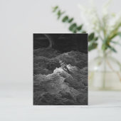 Carte Postale Navire en mer tempétueuse (Debout devant)