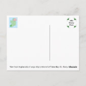 Carte Postale Navire mouillé à Tralee Bay, Co. Kerry, Irlande (Dos)