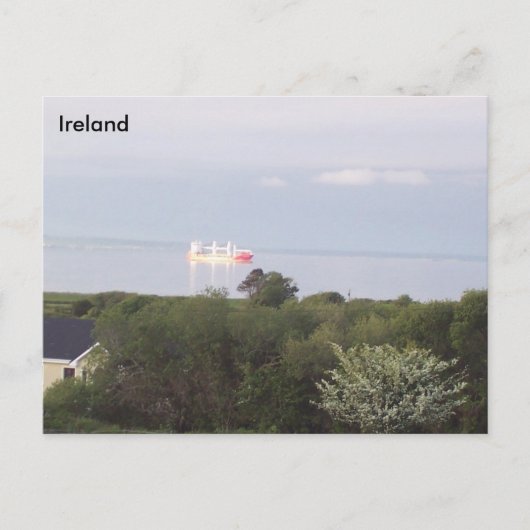 Carte Postale Navire mouillé à Tralee Bay, Co. Kerry, Irlande (Devant)