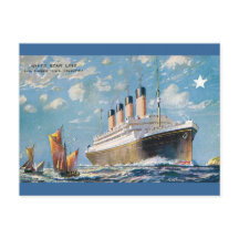 Navire olympique vintage