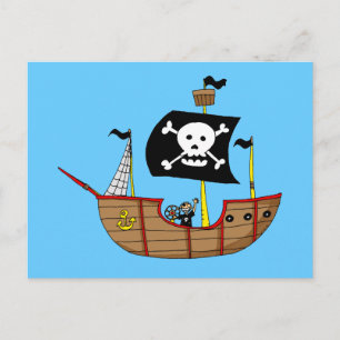 Carte Postale Navire pirate
