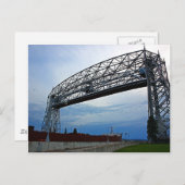 Carte Postale Navire sous le pont de levage (Devant / Derrière)