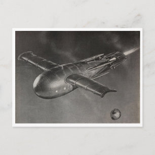 Carte Postale "Navire spatial"