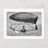 Carte Postale Navire victorien Dirigible Blimp (Devant)