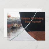 Carte Postale Navires (Devant / Derrière)