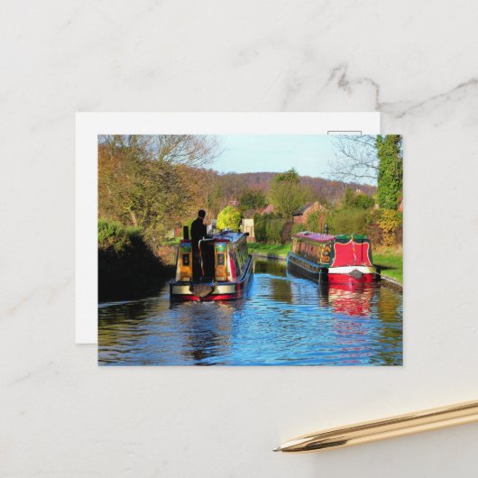 CARTE POSTALE NAVIRES (Devant/Arrière en situation)