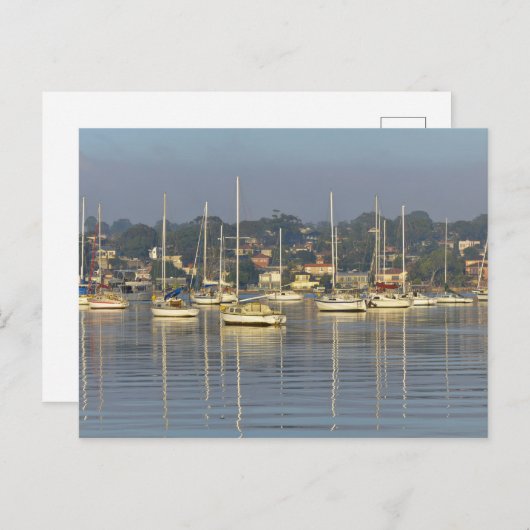 Carte Postale Navires À Voile (Devant / Derrière)