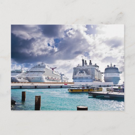 Carte Postale Navires de croisière (Devant)