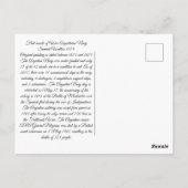 Carte Postale Navires de la flotte de la marine argentine 1874 (Dos)