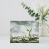 Carte Postale Navires en mer (Debout devant)