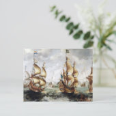 Carte Postale Navires en mer 1632 (Debout devant)