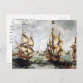 Carte Postale Navires en mer 1632 (Devant / Derrière)