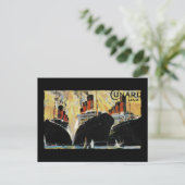 Carte Postale Navires Titanic à Port 1912 (Debout devant)