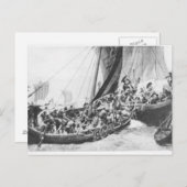 Carte Postale Navires viking (Devant / Derrière)