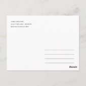 CARTE POSTALE NAVY GOLD DAHLIA ATELIER FLORAL DISCOURS INVITATIO (Dos)