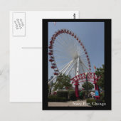 Carte Postale Navy Pier, Chicago (Devant / Derrière)