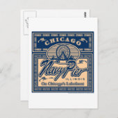 Carte Postale Navy Pier Chicago (Devant / Derrière)