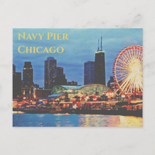 Carte Postale Navy Pier Chicago, Illinois Postcard