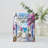 Carte Postale Naxos, Cyclades, Grèce Grèce (Debout devant)