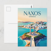 Carte Postale Naxos Grèce (Devant / Derrière)