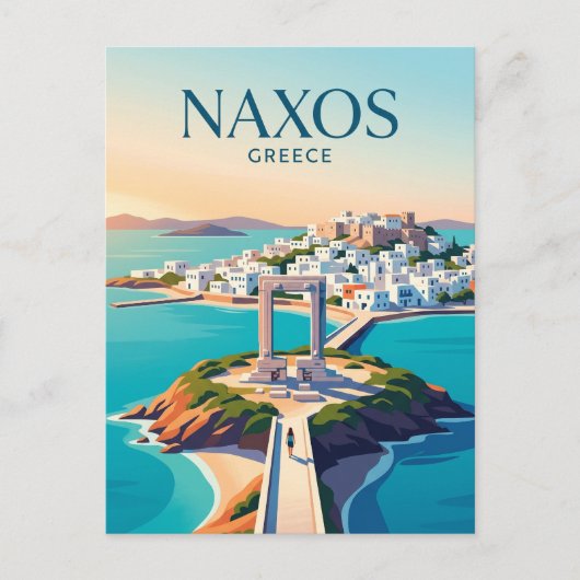 Carte Postale Naxos Grèce (Devant)
