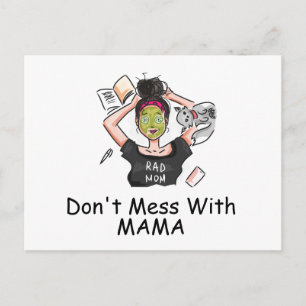 Carte Postale N'ayez pas de mal avec maman