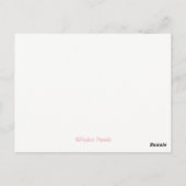 Carte Postale N'ayez pas peur~Roses (Dos)