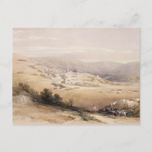 Carte Postale Nazareth, avril 28th 1839, plate 28 from Volume I (Devant)